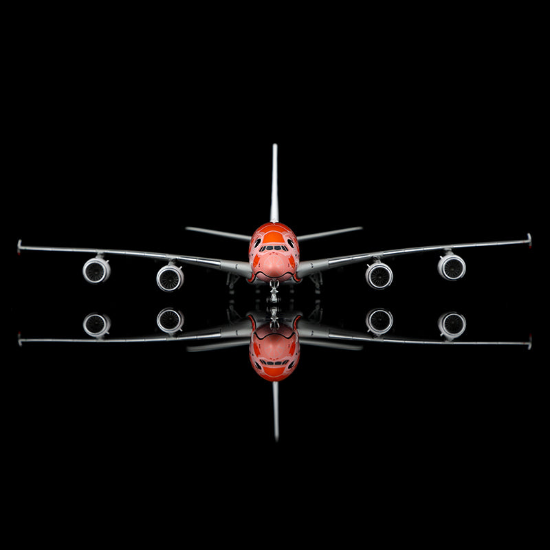 HX Models 1/400 ANA A380  "Flying Honu-Lani（Orange Turtle) JA383A Scale Model