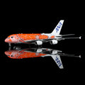 HX Models 1/400 ANA A380  "Flying Honu-Lani（Orange Turtle) JA383A Scale Model