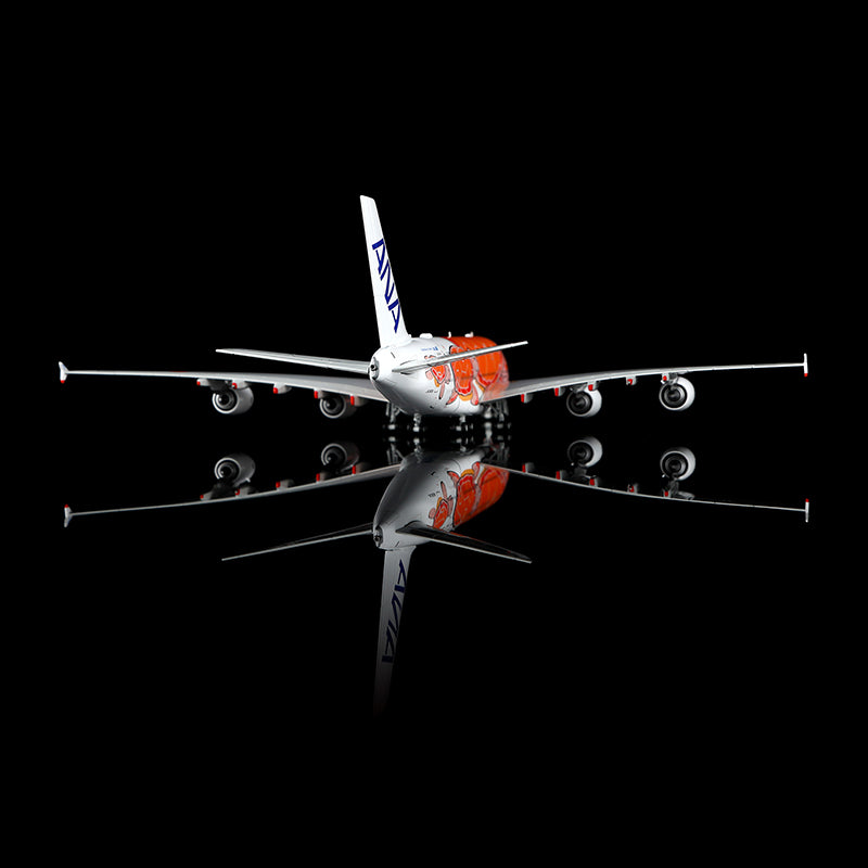 HX Models 1/400 ANA A380  "Flying Honu-Lani（Orange Turtle) JA383A Scale Model