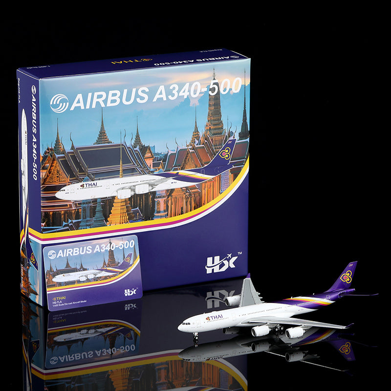 HX Models 1/400 泰國航空 Airbus A340-500 HS-TLA 比例模型