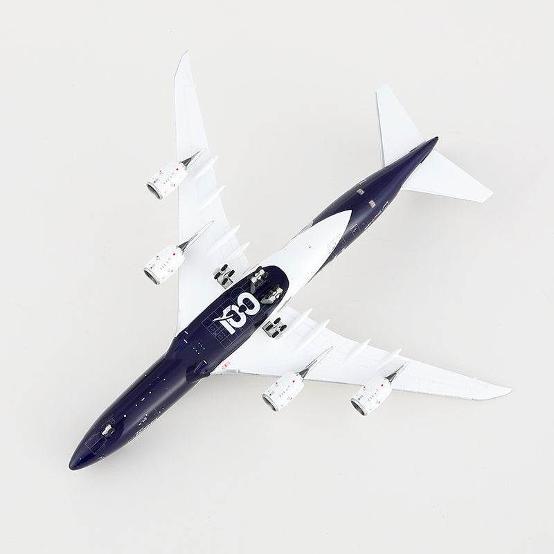 HX Models 1/400 Lufthansa  B747-8 D-ABYN “100th”Anniversary Scale Model