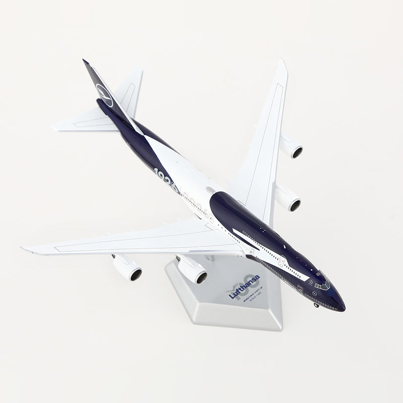HX Models 1/400 Lufthansa  B747-8 D-ABYN “100th”Anniversary Scale Model