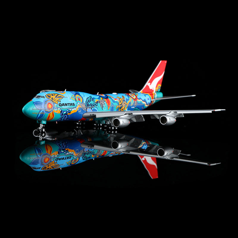 Qantas B747-300  "Nalanji Dreanming""Flaps Down"VH-EBU