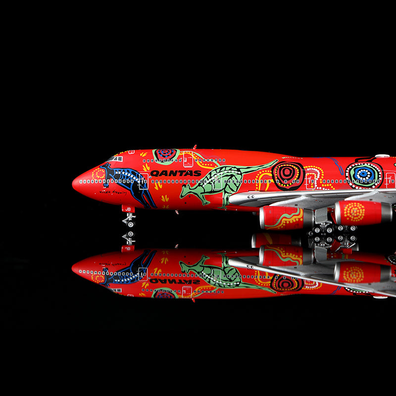 Qantas B747-400 "Wunala Dreaming" VH-OJB