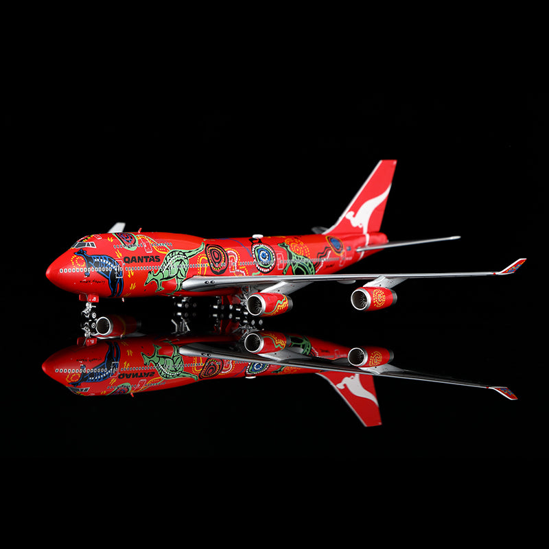 Qantas B747-400 "Wunala Dreaming" VH-OJB