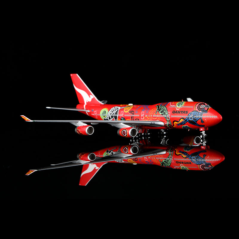 Qantas B747-400 "Wunala Dreaming" VH-OJB