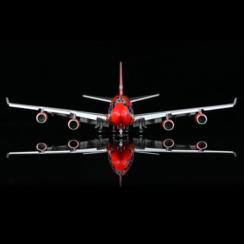 Qantas B747-400 "Wunala Dreaming""Flaps Down" VH-OJB