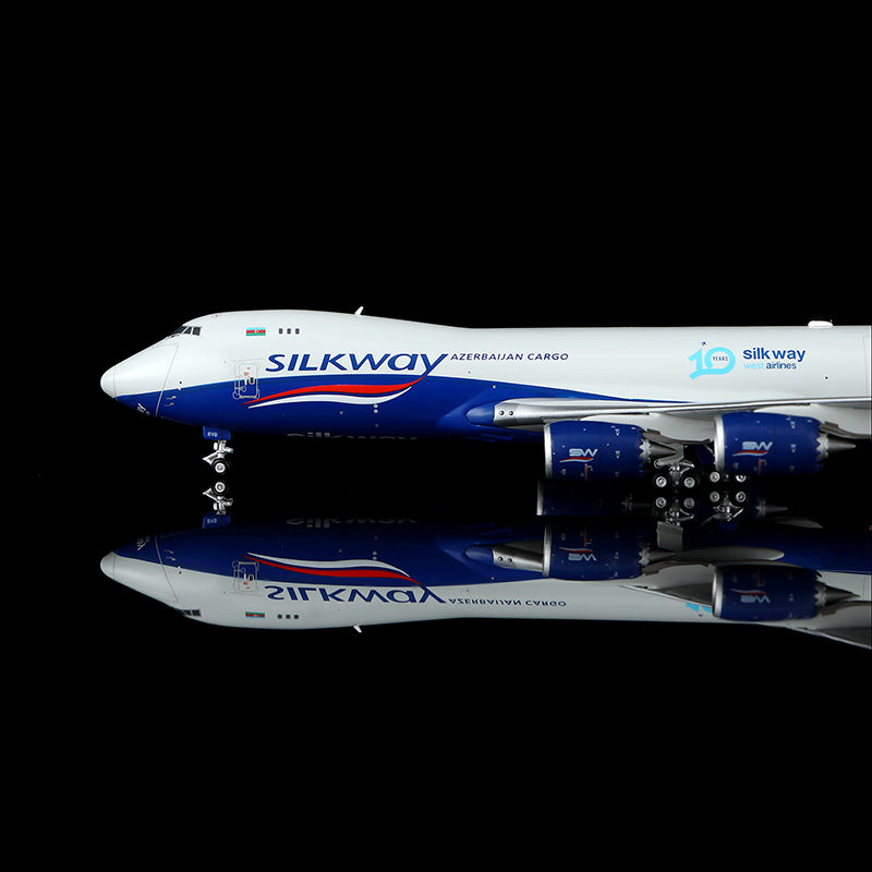 HX Models Silk Way West Airlines B747-8F VQ-BVB Scale Model