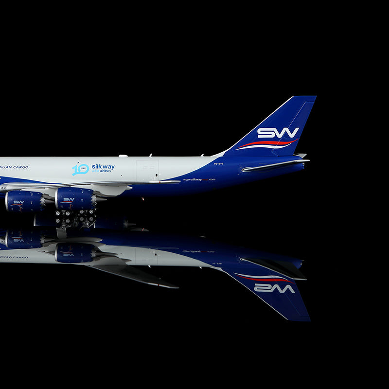 HX Models Silk Way West Airlines B747-8F VQ-BVB Scale Model