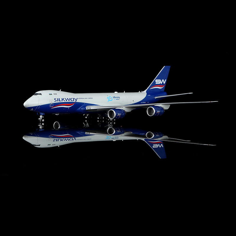 HX Models Silk Way West Airlines B747-8F VQ-BVB Scale Model