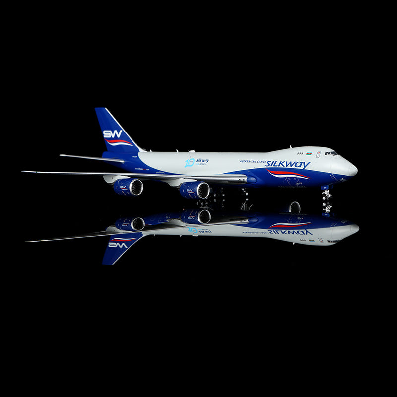 HX Models Silk Way West Airlines B747-8F VQ-BVB Scale Model