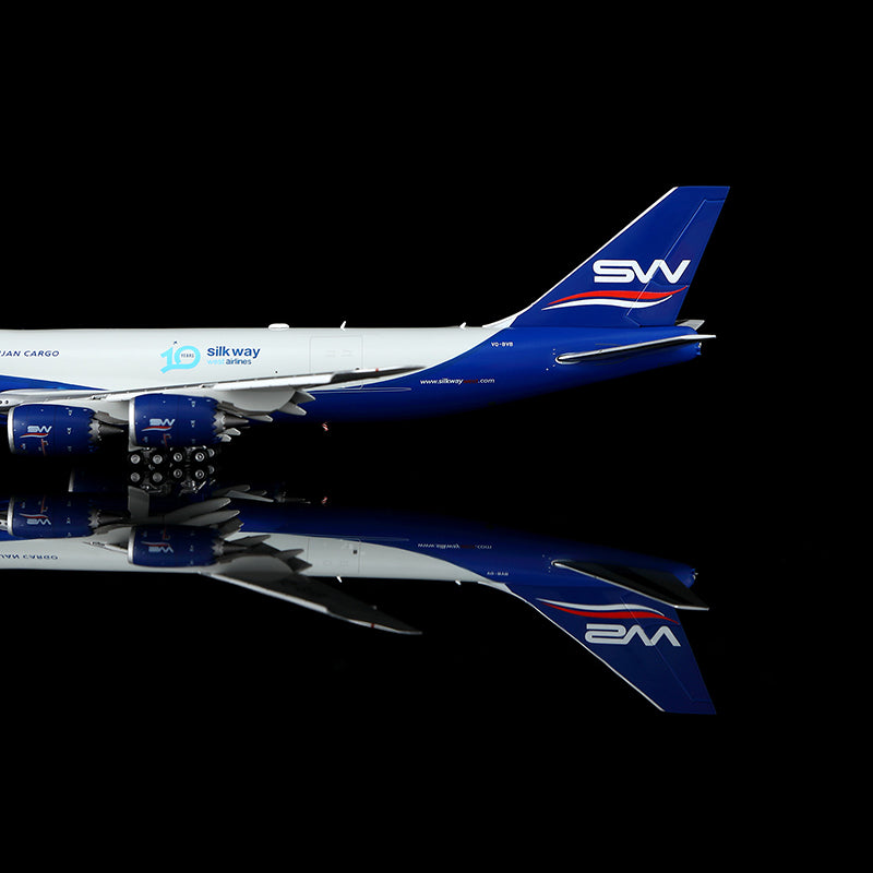 HX Models Silk Way West Airlines B747-8F VQ-BVC "Flaps Down" Scale Model