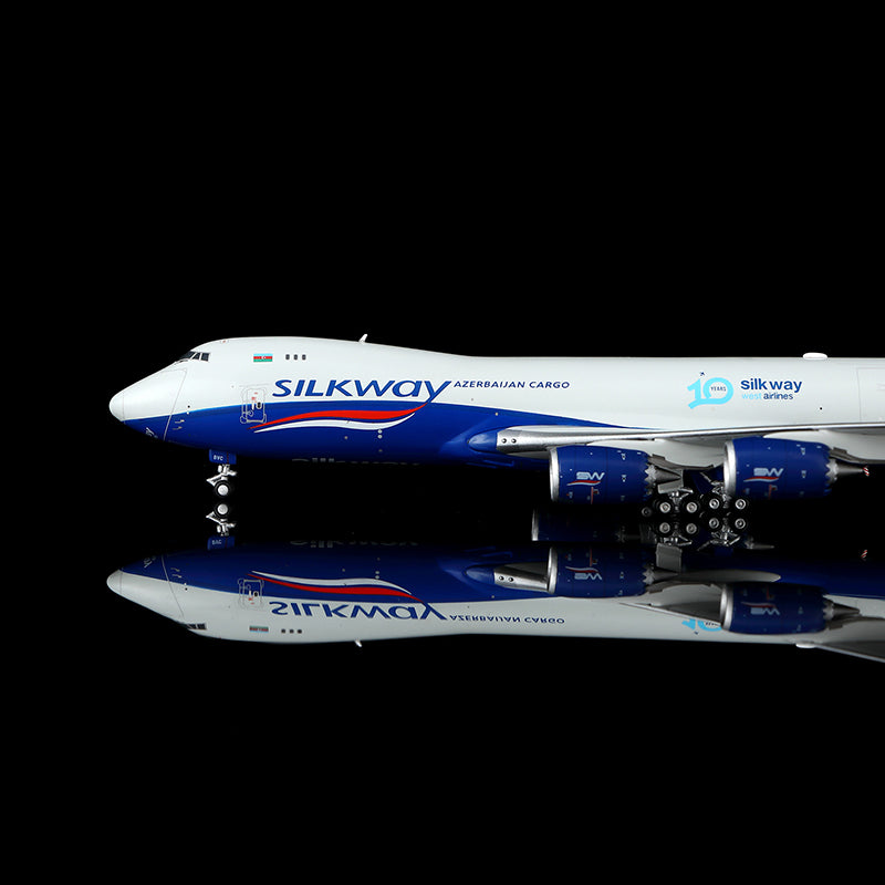 HX Models Silk Way West Airlines B747-8F VQ-BVC Scale Model