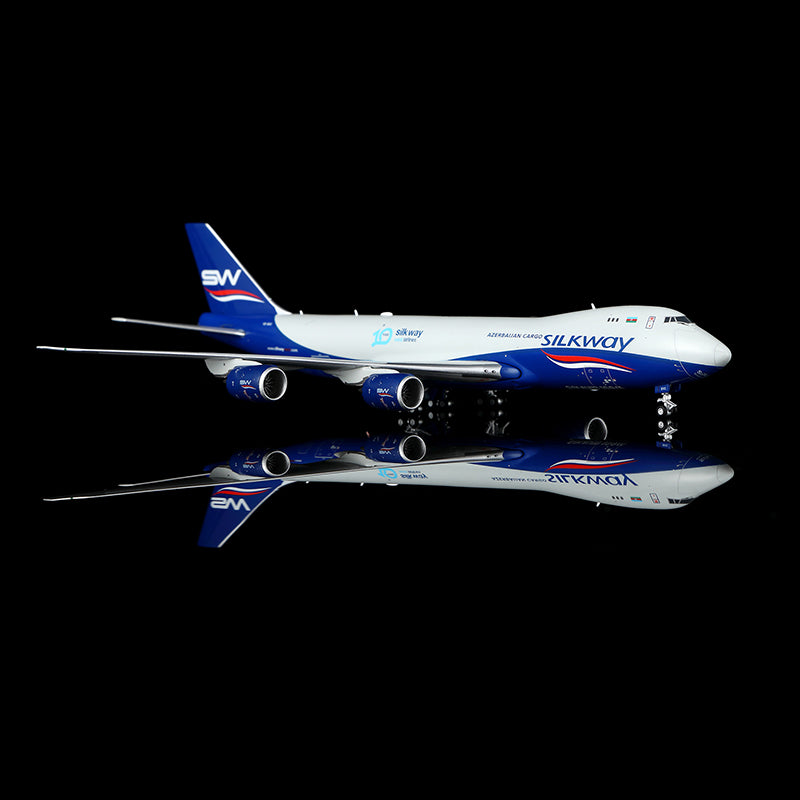 HX Models Silk Way West Airlines B747-8F VQ-BVC Scale Model