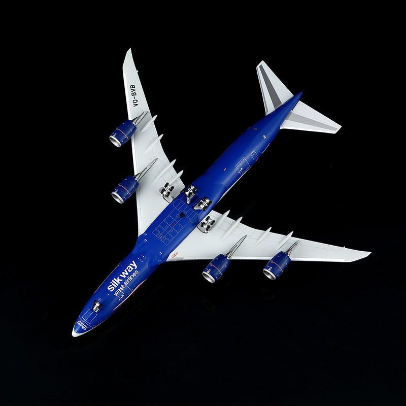 HX Models Silk Way West Airlines B747-8F VQ-BVB Scale Model