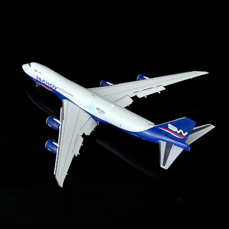 HX Models Silk Way West Airlines B747-8F VQ-BVC "Flaps Down" Scale Model