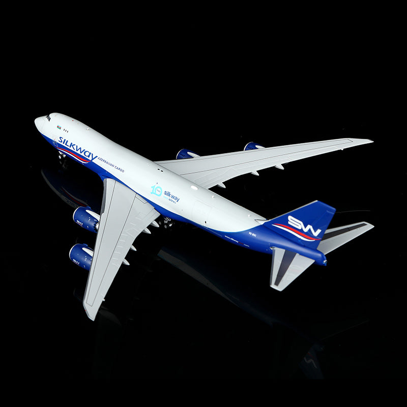 HX Models Silk Way West Airlines B747-8F VQ-BVC Scale Model