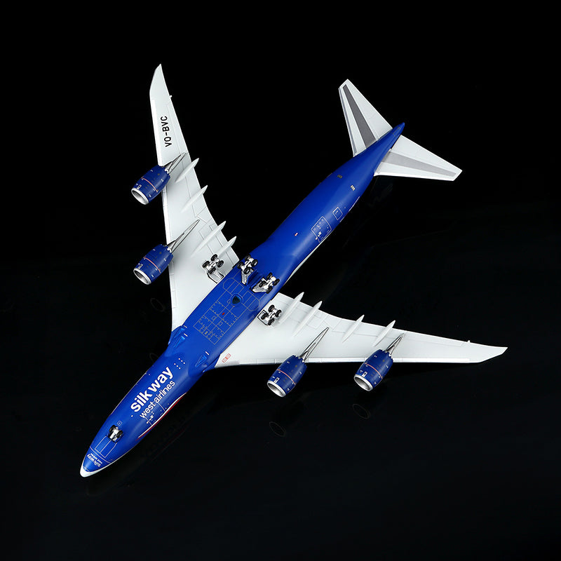 HX Models Silk Way West Airlines B747-8F VQ-BVC Scale Model