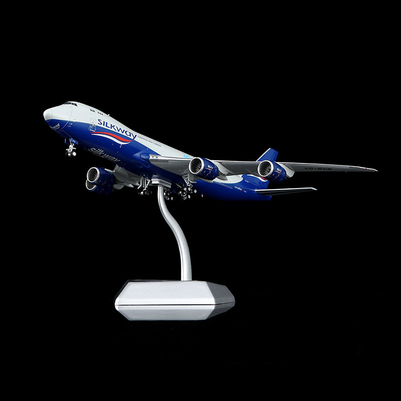 HX Models Silk Way West Airlines B747-8F VQ-BVB Scale Model