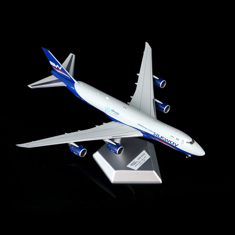 HX Models Silk Way West Airlines B747-8F VQ-BVB Scale Model