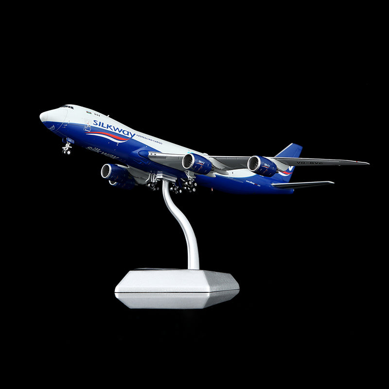 HX Models Silk Way West Airlines B747-8F VQ-BVC Scale Model