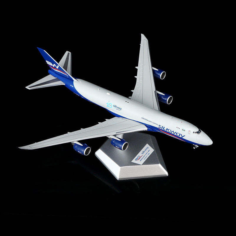HX Models Silk Way West Airlines B747-8F VQ-BVC Scale Model