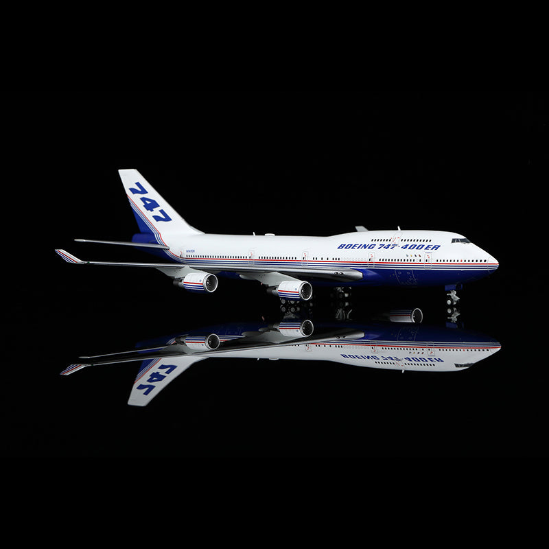 HX Models Boeing 747-400 Boeing Company N747ER Scale Model