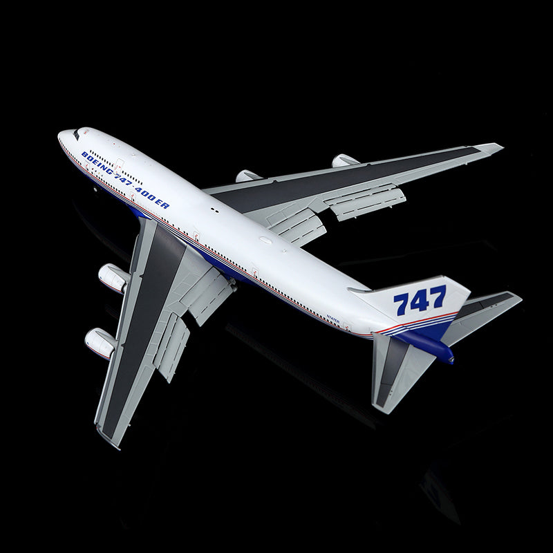 HX Models 波音 747-400 波音公司 N747ER「襟翼放下」比例模型