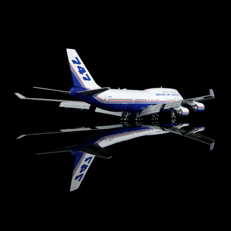 HX Models 波音 747-400 波音公司 N747ER「襟翼放下」比例模型
