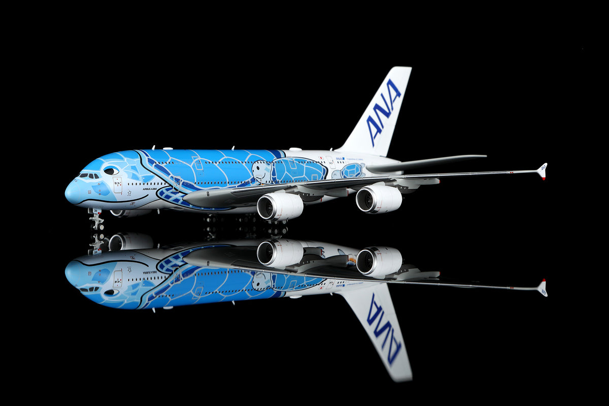 HX Models ANA Airbus A380-800 JA381A "Lani" Flying Honu Blue Turtle Livery