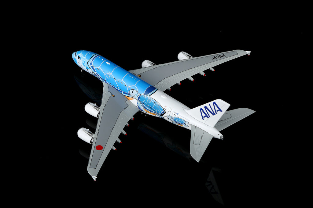 HX Models ANA 航空 Airbus A380-800 JA381A「Lani」Flying Honu 藍色海龜塗裝