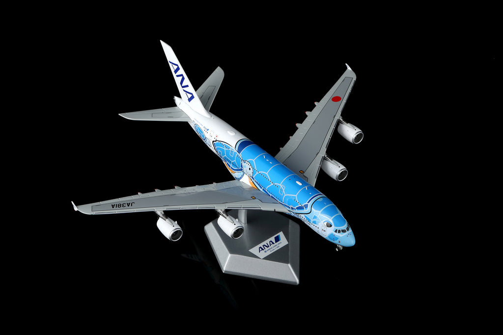 HX Models ANA 航空 Airbus A380-800 JA381A「Lani」Flying Honu 藍色海龜塗裝