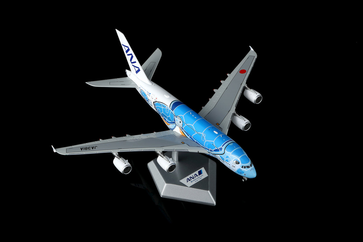 HX Models ANA 航空 Airbus A380-800 JA381A「Lani」Flying Honu 藍色海龜塗裝