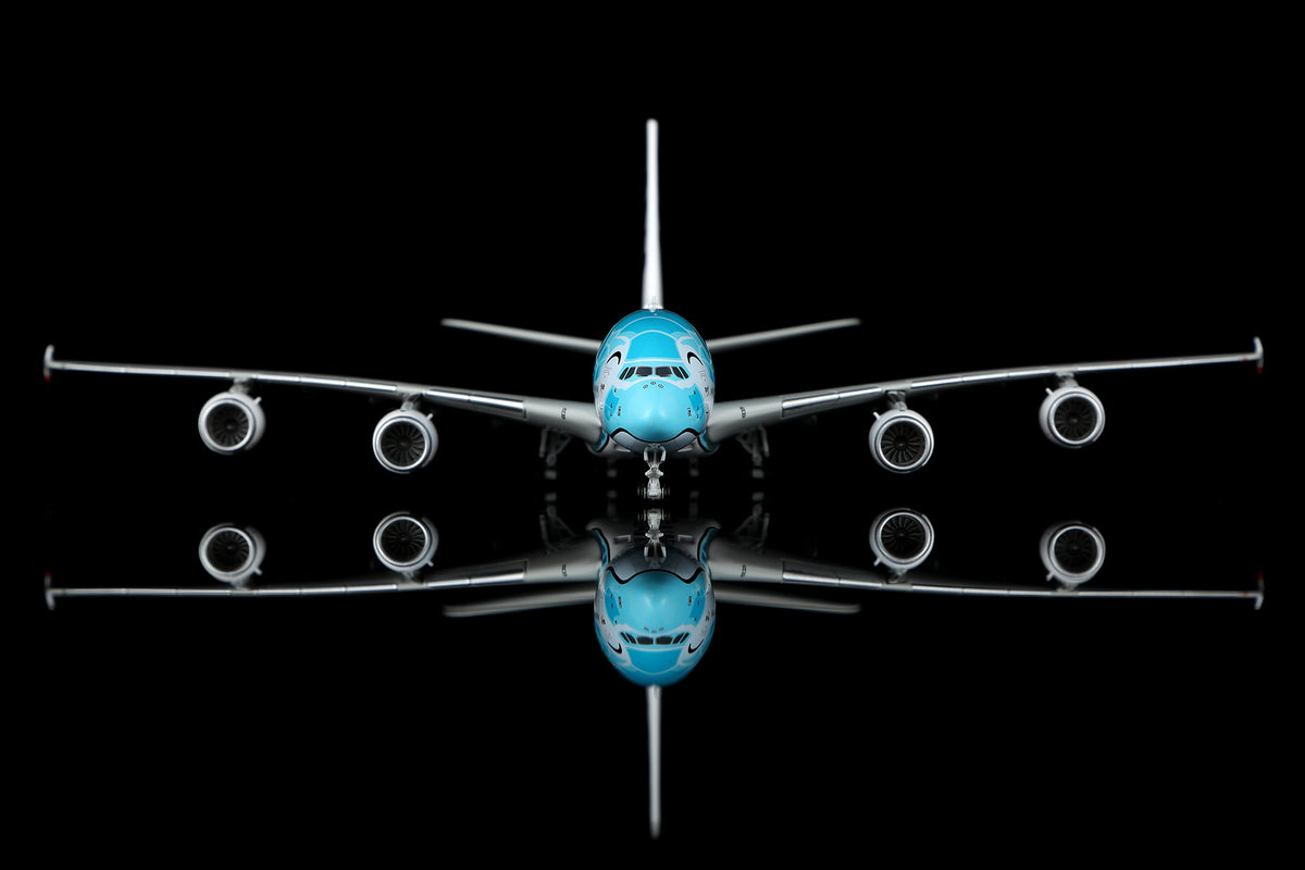 HX Models ANA Airbus A380-800 JA382A "Kai" Flying Honu Emerald Green Turtle Livery