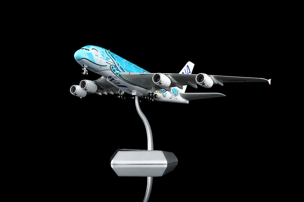 HX Models ANA Airbus A380-800 JA382A "Kai" Flying Honu Emerald Green Turtle Livery