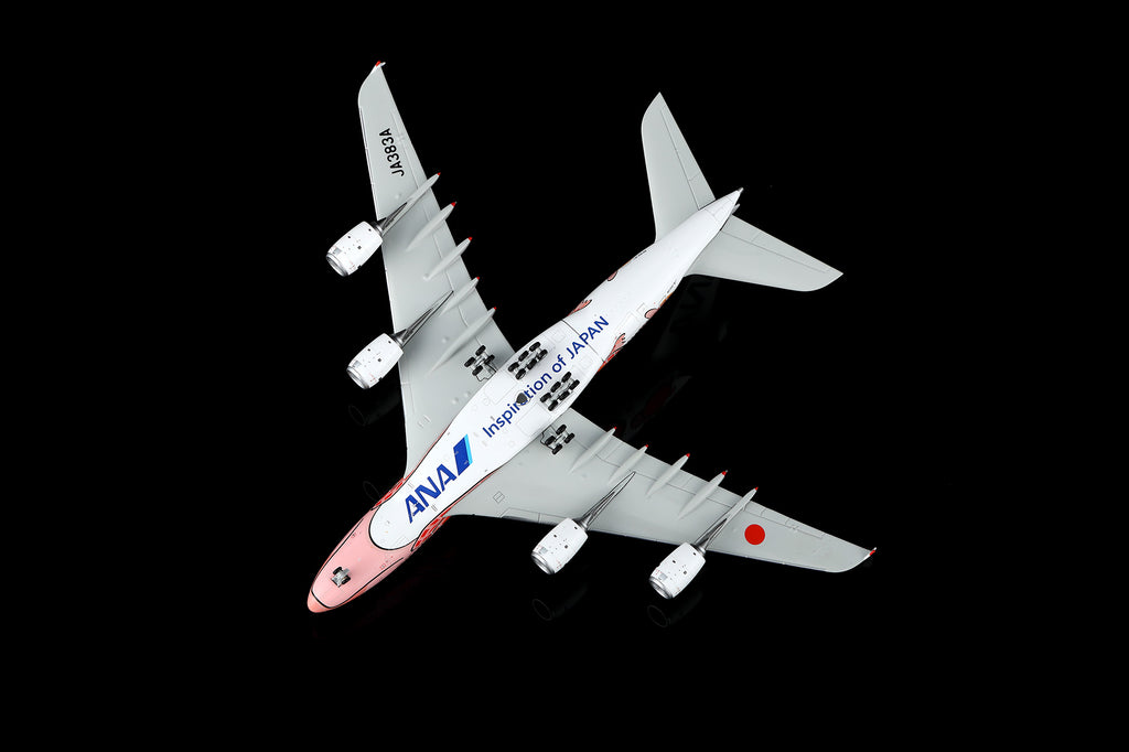 HX Models ANA 航空 Airbus A380-800 JA383A「Ka La」飛天海龜日落橘塗裝