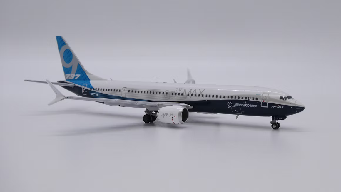 JC Wings 波音原廠塗裝 B737 MAX 9 N7379E 1:400 飛機合金模型