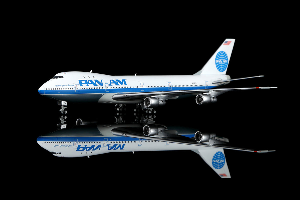 HX Models Pan Am Boeing 747-100 N748PA Clipper Crest of the Wave Scale Model
