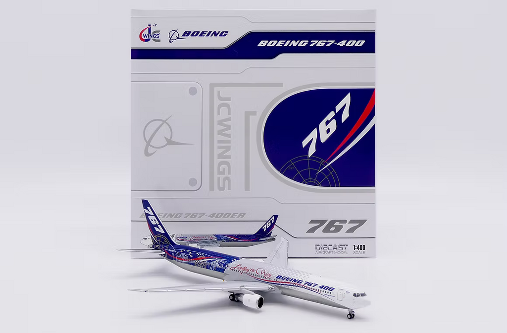 JC Wings 波音原廠「Leading the Way」彩繪 B767-400ER N76400 1:400 飛機合金模型