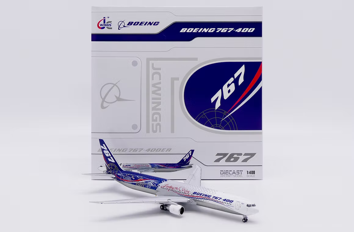 JC Wings 波音原廠「Leading the Way」彩繪 B767-400ER N76400 1:400 飛機合金模型
