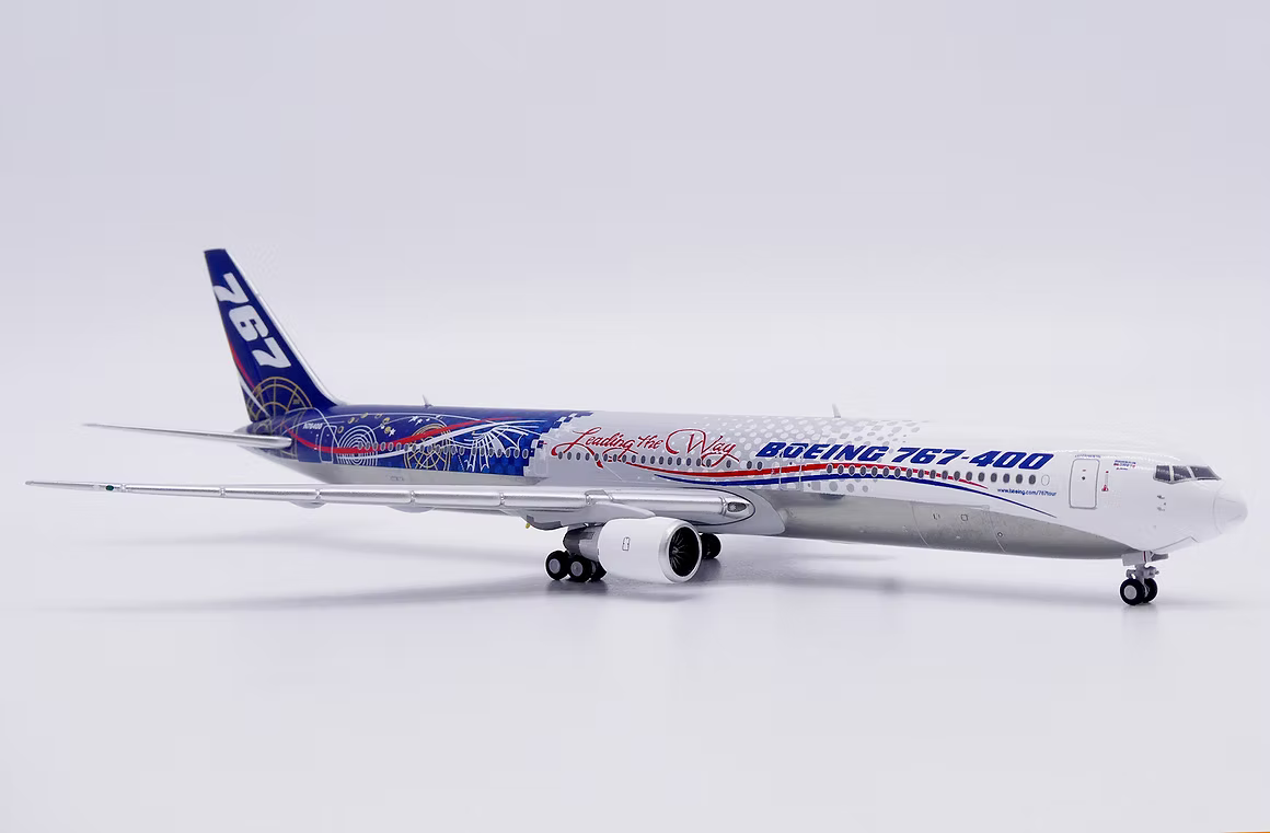 JC Wings 波音原廠「Leading the Way」彩繪 B767-400ER N76400 1:400 飛機合金模型