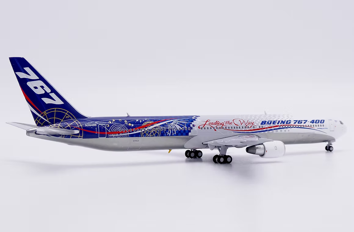 JC Wings 波音原廠「Leading the Way」彩繪 B767-400ER N76400 1:400 飛機合金模型