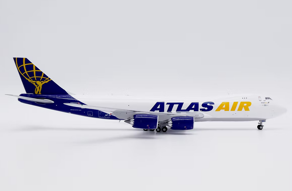 JC Wings 亞特拉斯航空「30週年紀念塗裝」波音 B747-8F 貨機 N860GT 1:400 飛機合金模型
