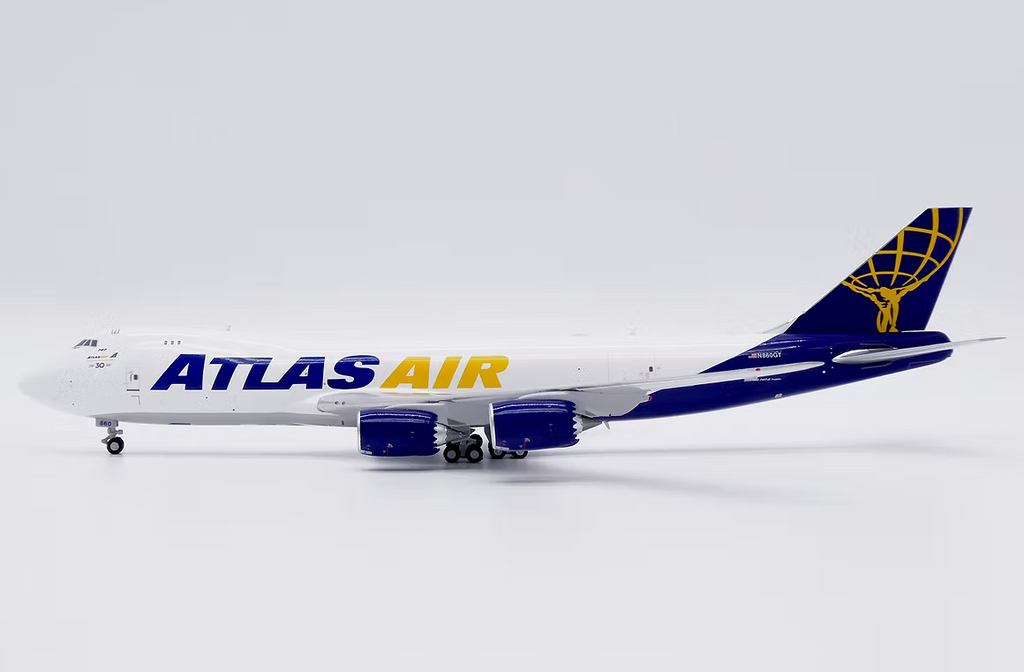 JC Wings 亞特拉斯航空「30週年紀念塗裝」波音 B747-8F 貨機 N860GT 1:400 飛機合金模型