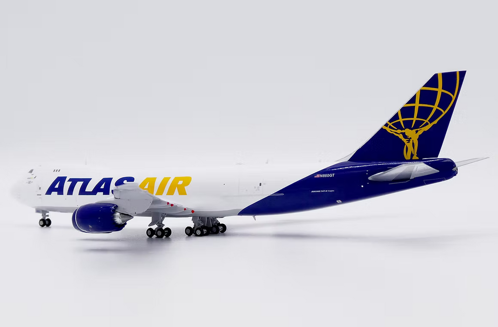 JC Wings 亞特拉斯航空「30週年紀念塗裝」波音 B747-8F 貨機 N860GT 1:400 飛機合金模型