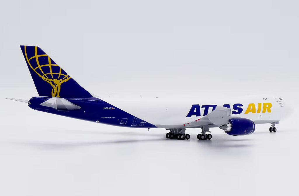 JC Wings 亞特拉斯航空「30週年紀念塗裝」波音 B747-8F 貨機 N860GT 1:400 飛機合金模型