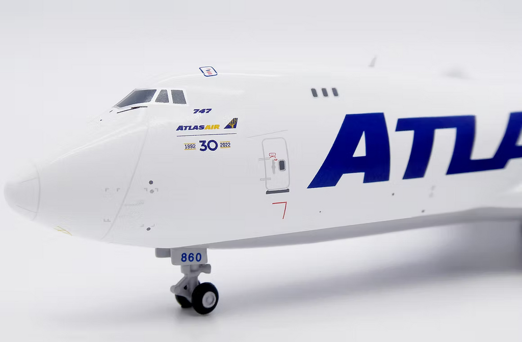 JC Wings 亞特拉斯航空「30週年紀念塗裝」波音 B747-8F 貨機 N860GT 1:400 飛機合金模型