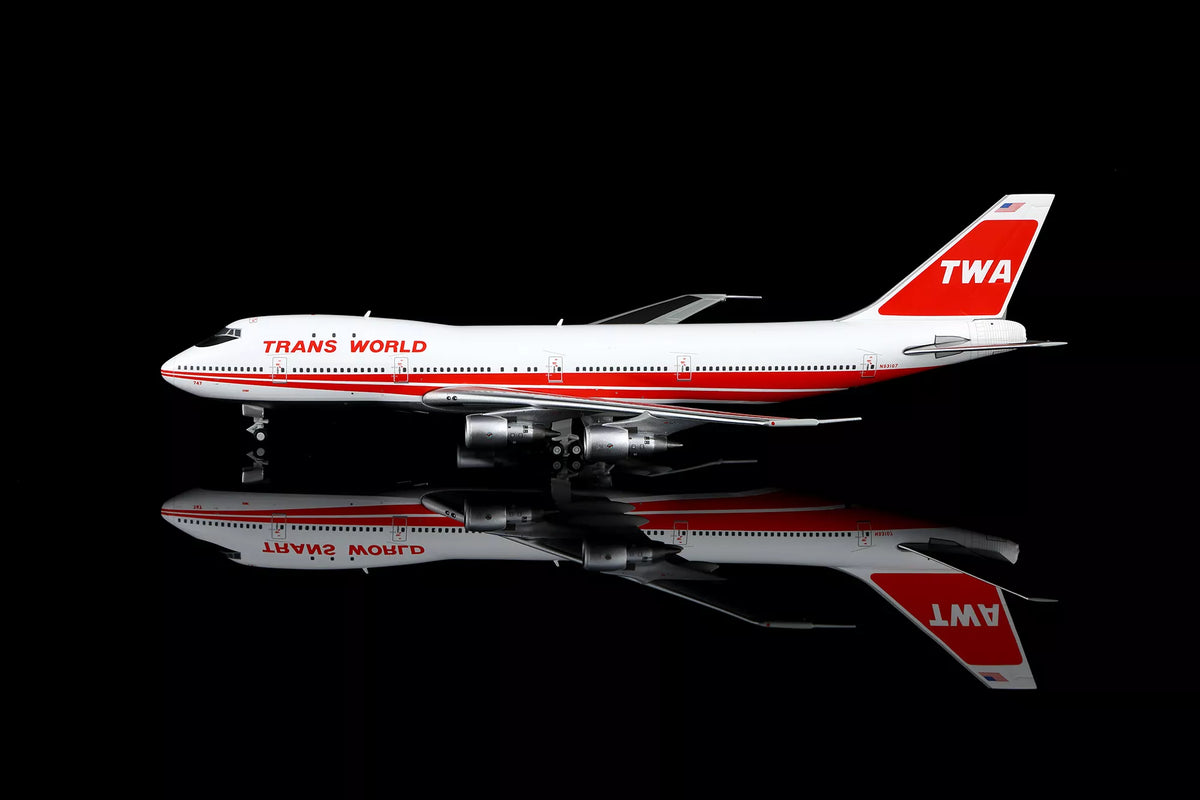 HX Models Trans World Airlines (TWA) Boeing 747-100 N93107 Twin Stripes