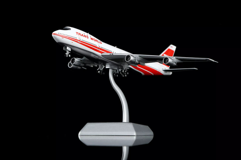 HX Models Trans World Airlines (TWA) Boeing 747-100 N93107 Twin Stripes
