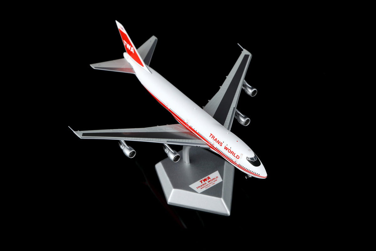 HX Models Trans World Airlines (TWA) Boeing 747-100 N93107 Twin Stripes